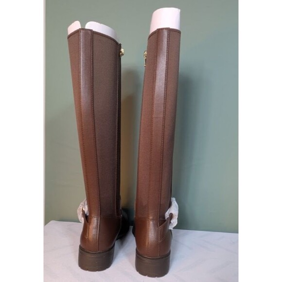 COACH Farrah Women’s Riding Boots Leather  Walnut, Size 5.5 B NEW - Picture 5 of 10
